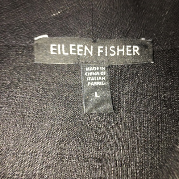 Eileen Fisher black blazer. Bust:22”, Length 24” - Picture 3 of 8
